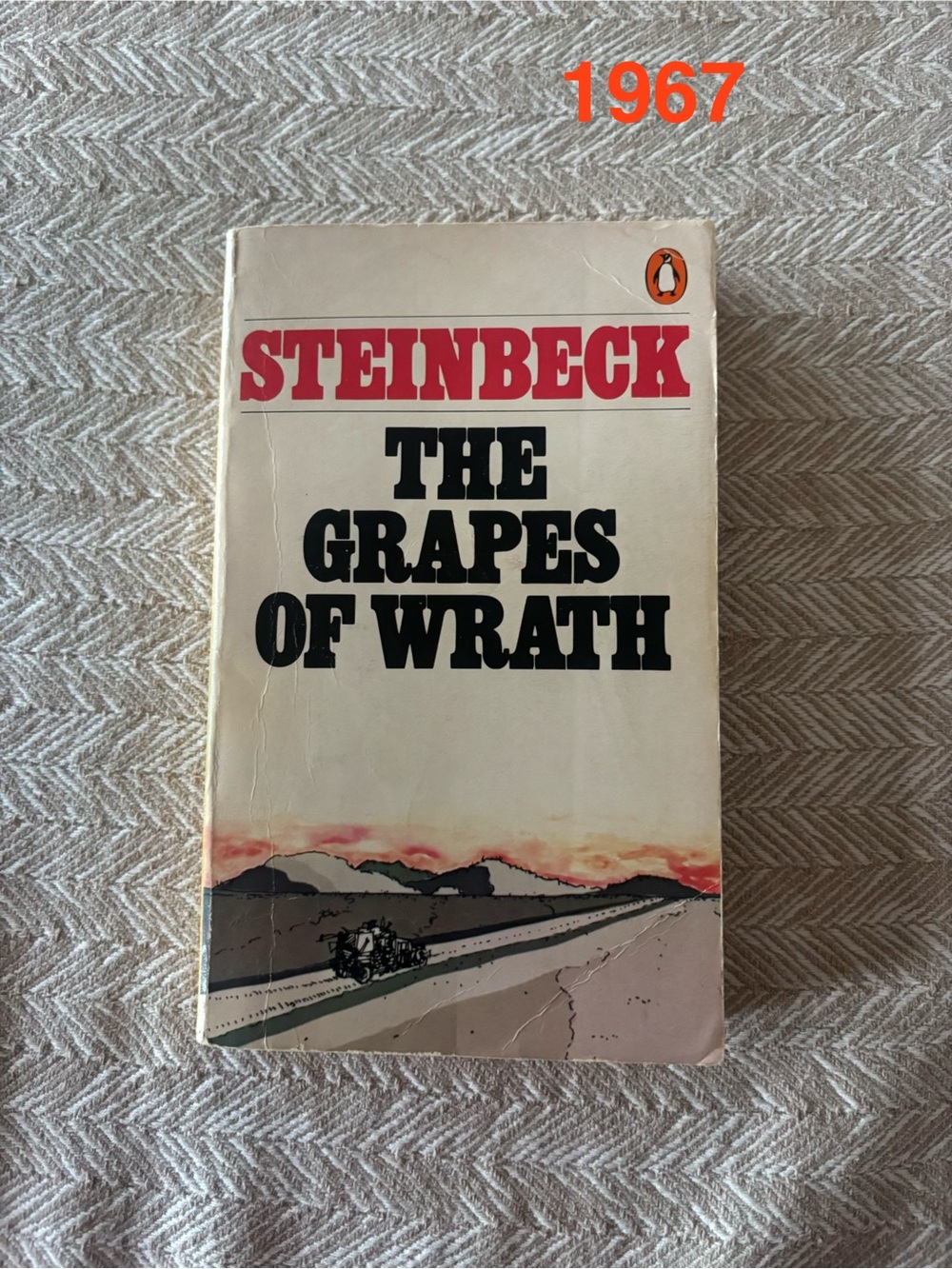Steinbeck The Grapes of Wrath Paperback, 1967 edition